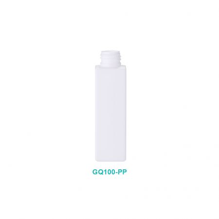 Bottiglia quadrata in PP da 100 ml